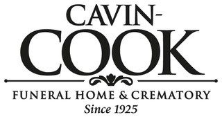 Cavin Cook, Funeral Home and Crematory logo; since 1925