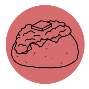 baked potato icon