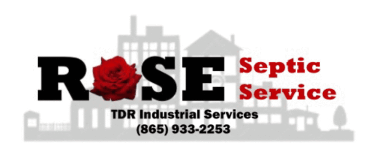 Rose Septic Service logo; TDR Industrial Services (865)933-2253