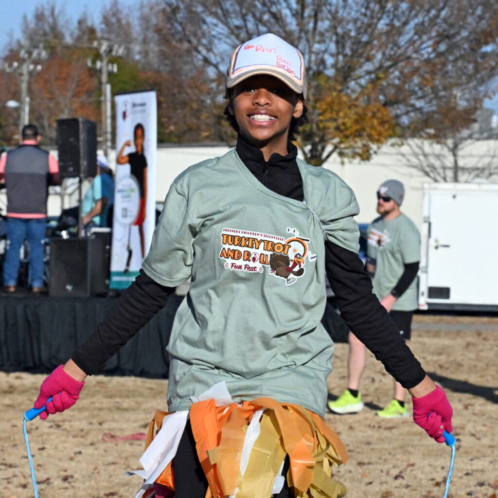 a runner at an event